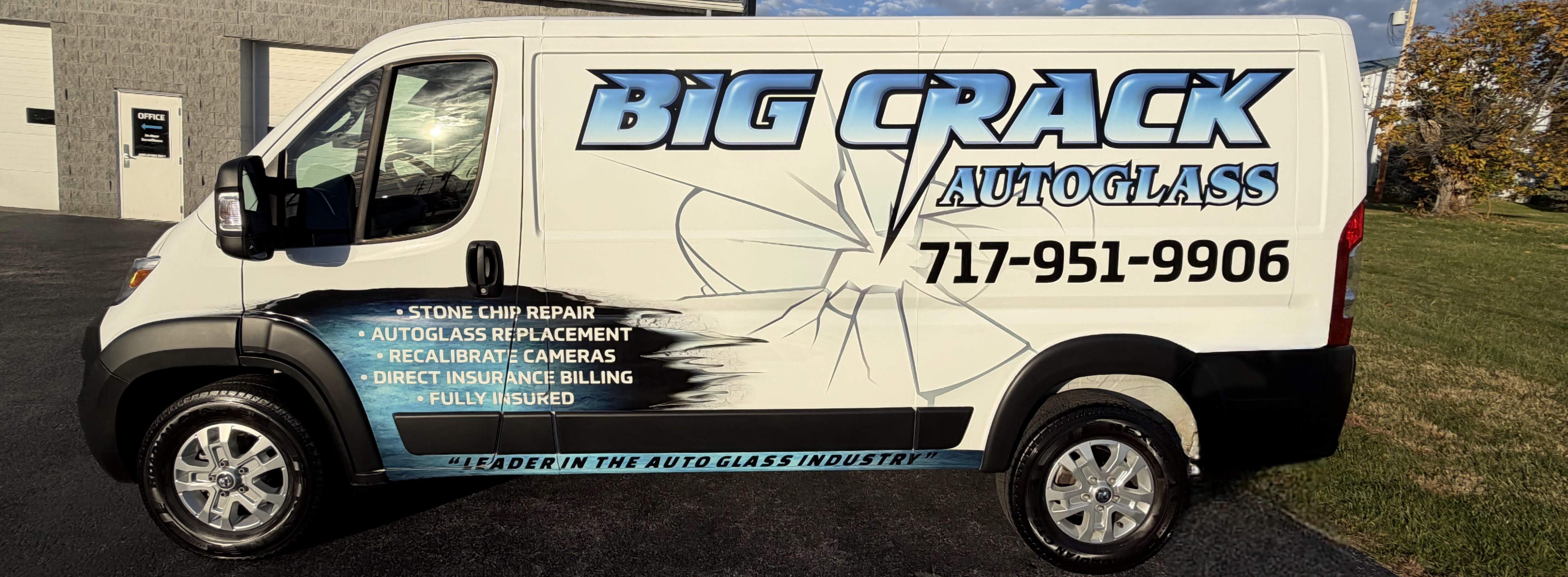 Big Crack Autoglass Service Van